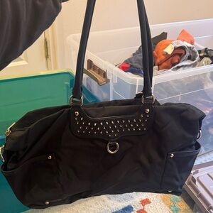 Rebecca Minkoff Black Studded Tote Bag